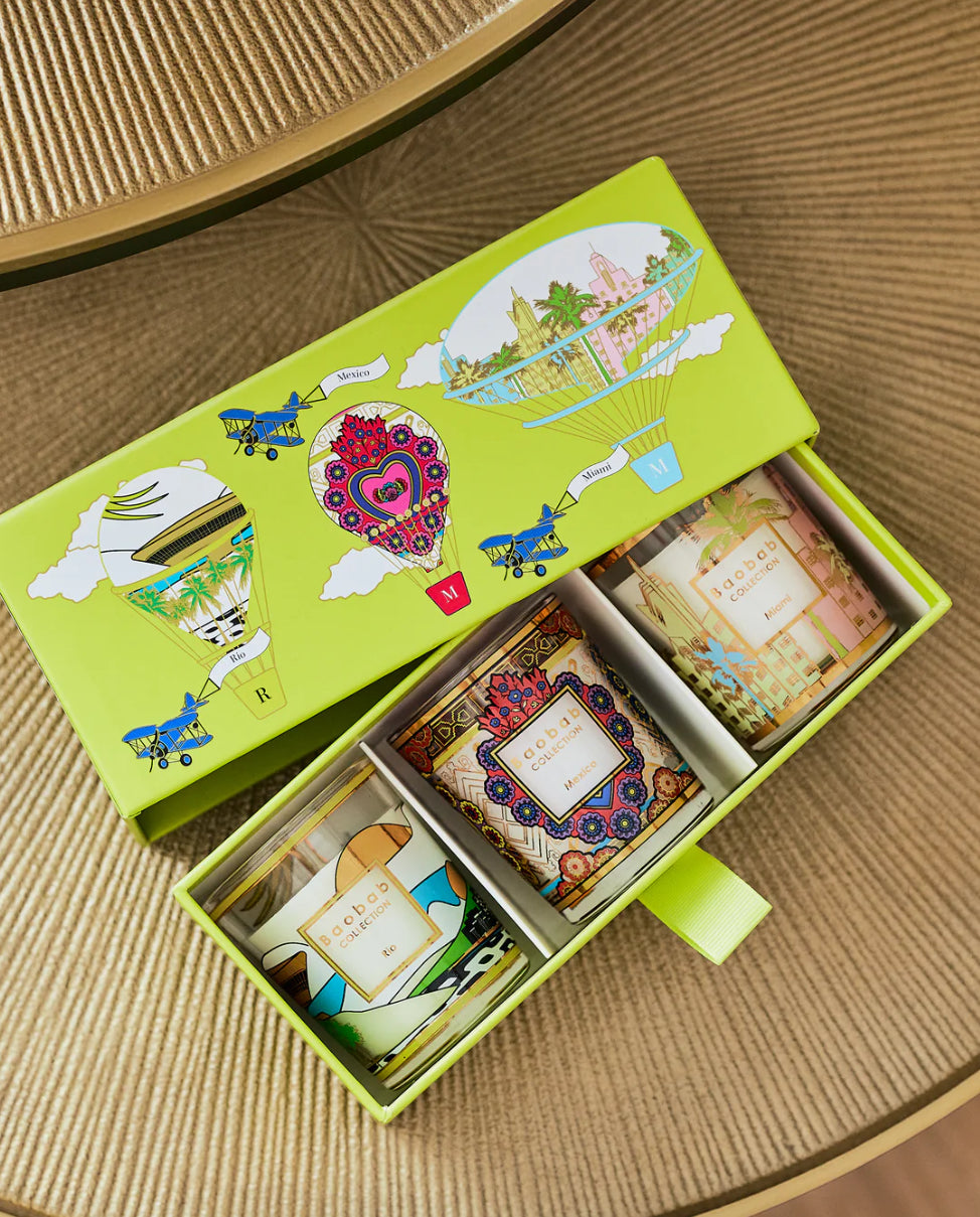 Trio Travel Candles Set | Luxury Scent Trio