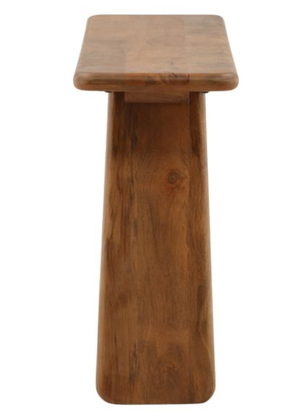 Brown Wood Console
