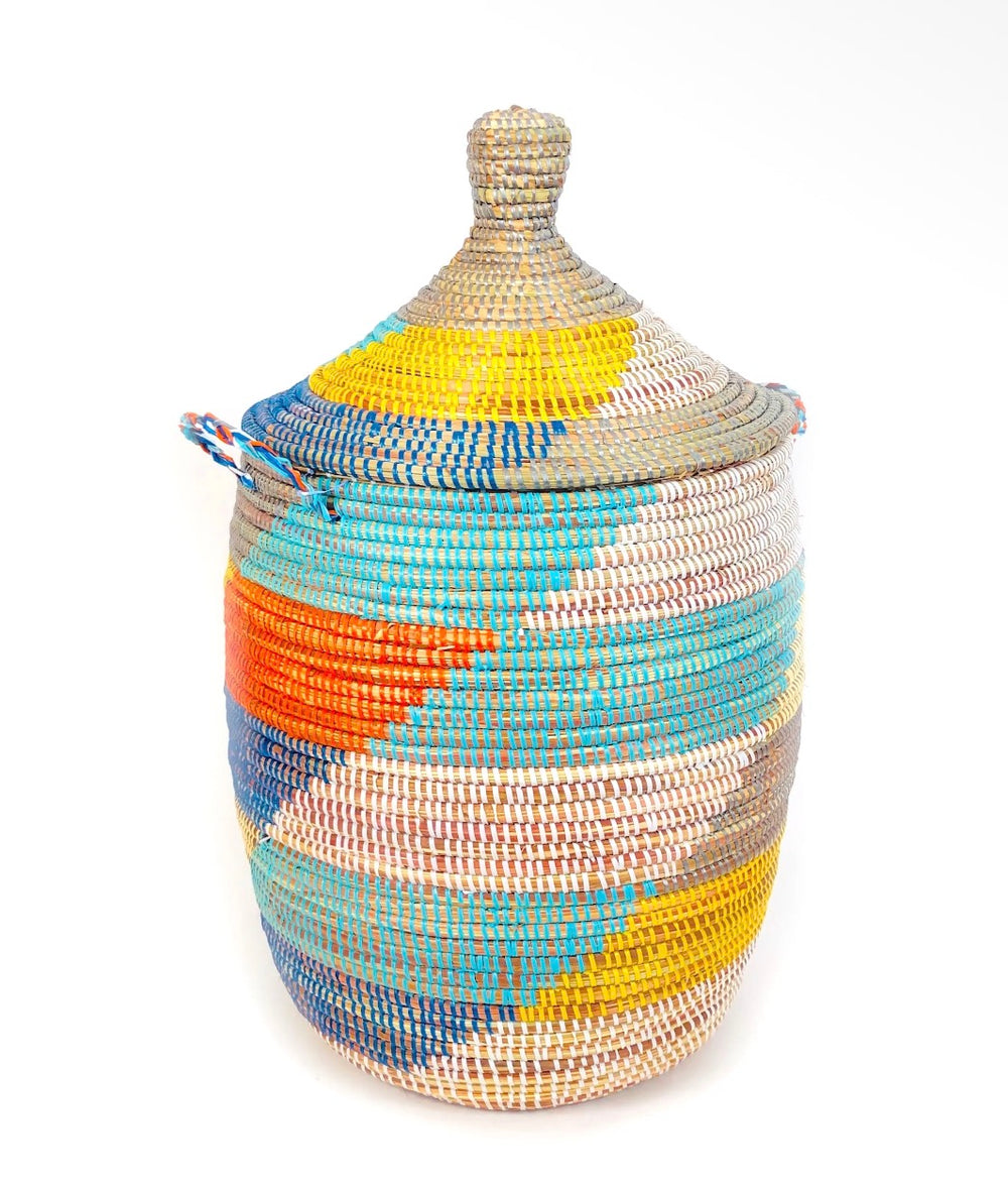 Multicolor Laundry Basket