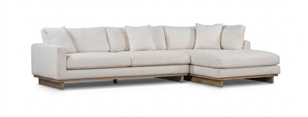 Sectional Cream Fabric