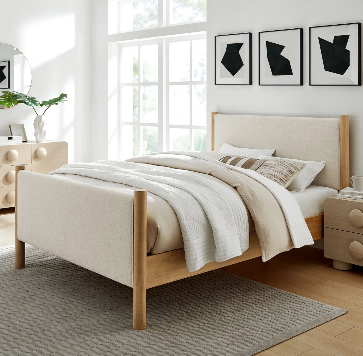 Upholstered Platform Bed