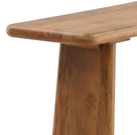 Brown Wood Console