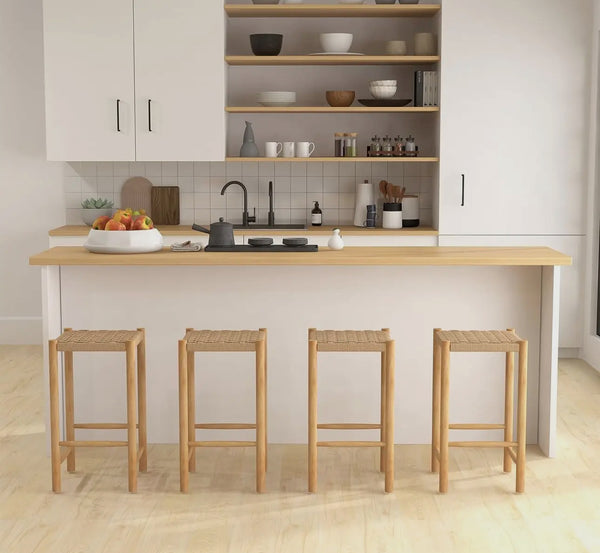 Natural counter stool