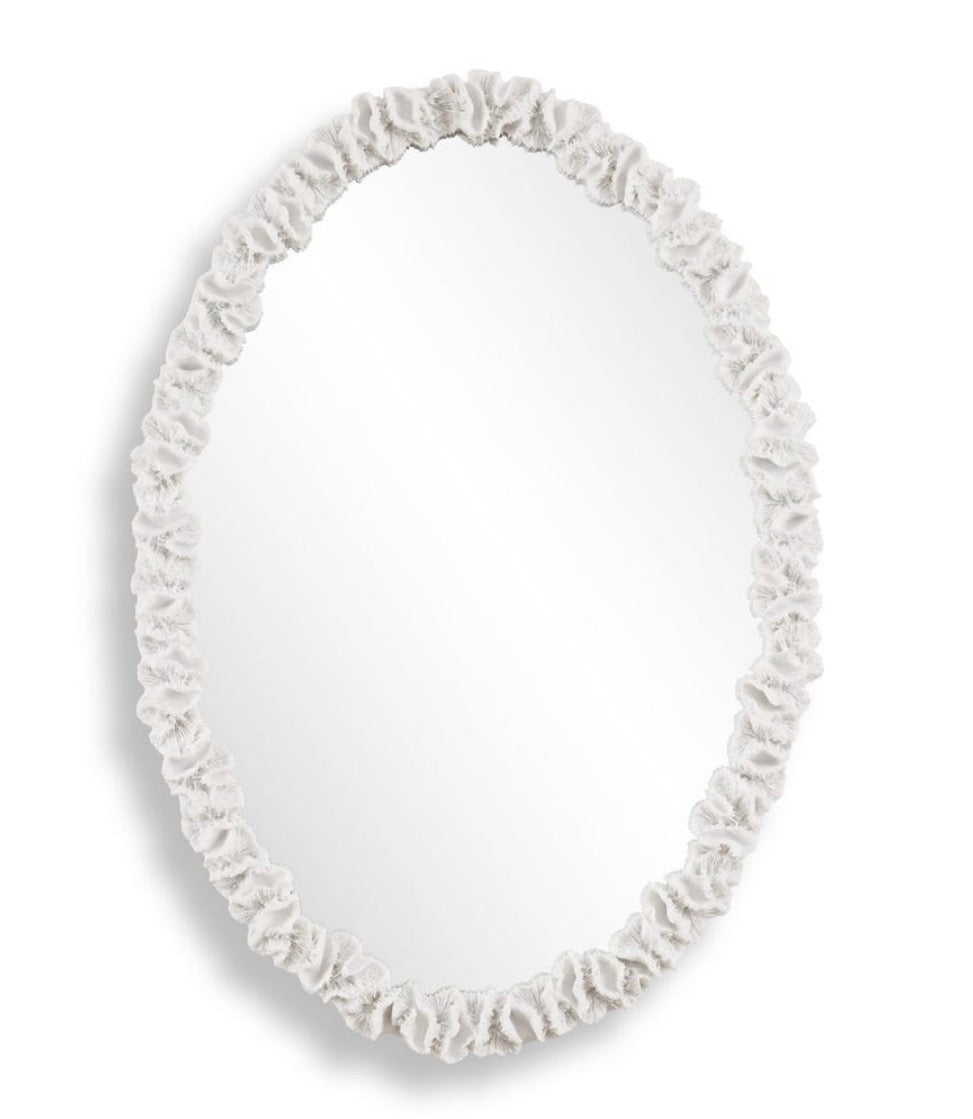 Coral Oval Mirror