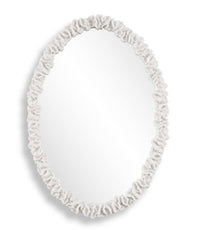 Coral Oval Mirror