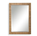 Natural Rattan Rectangular Mirror