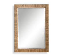 Natural Rattan Rectangular Mirror