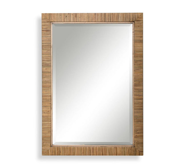Natural Rattan Rectangular Mirror