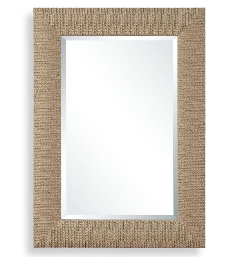 Woven Wrap Rectangular Mirror