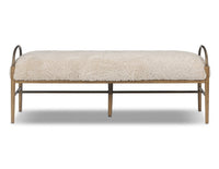 Shearling Bench
