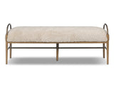 Shearling Bench