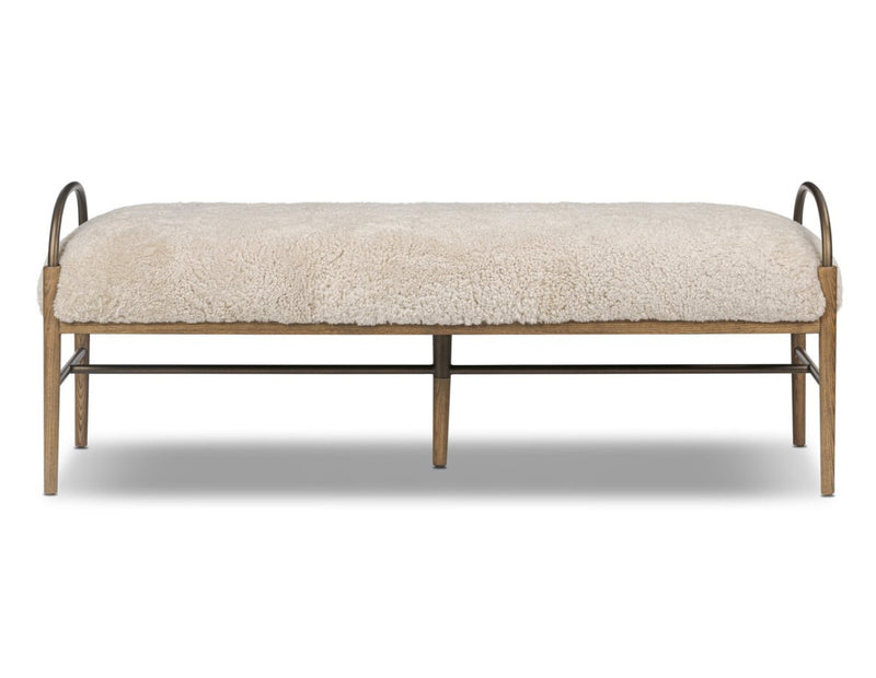 Shearling Bench