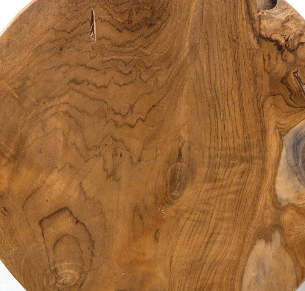 Aged Natural Teak Side table