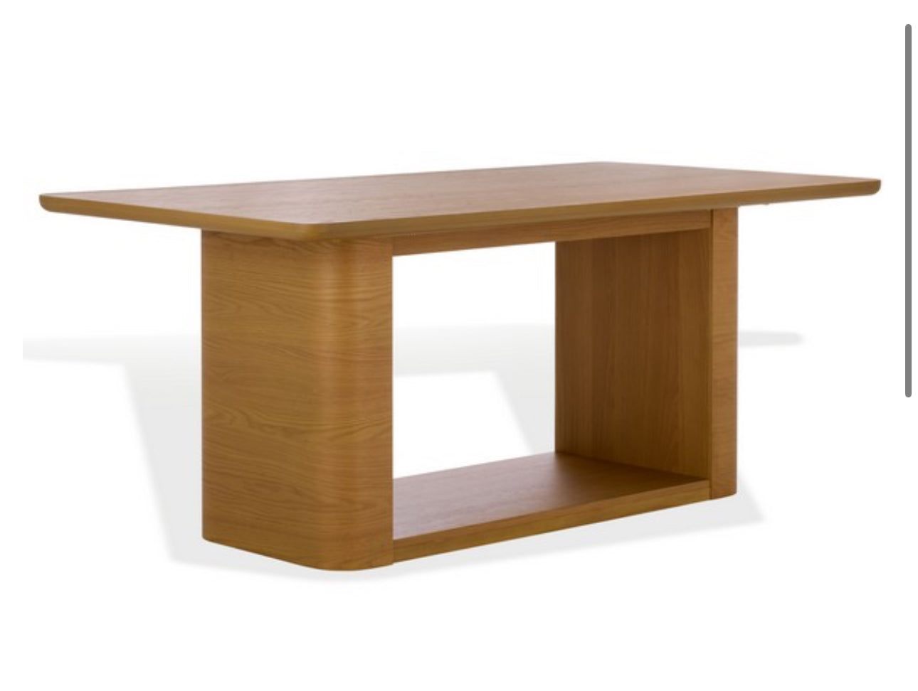 Sleek Natural Dining Table