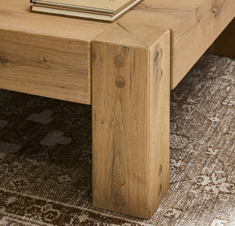 Thick Oak Coffee Table