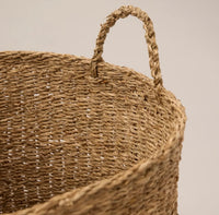 Natural Woven Seagrass Basket
