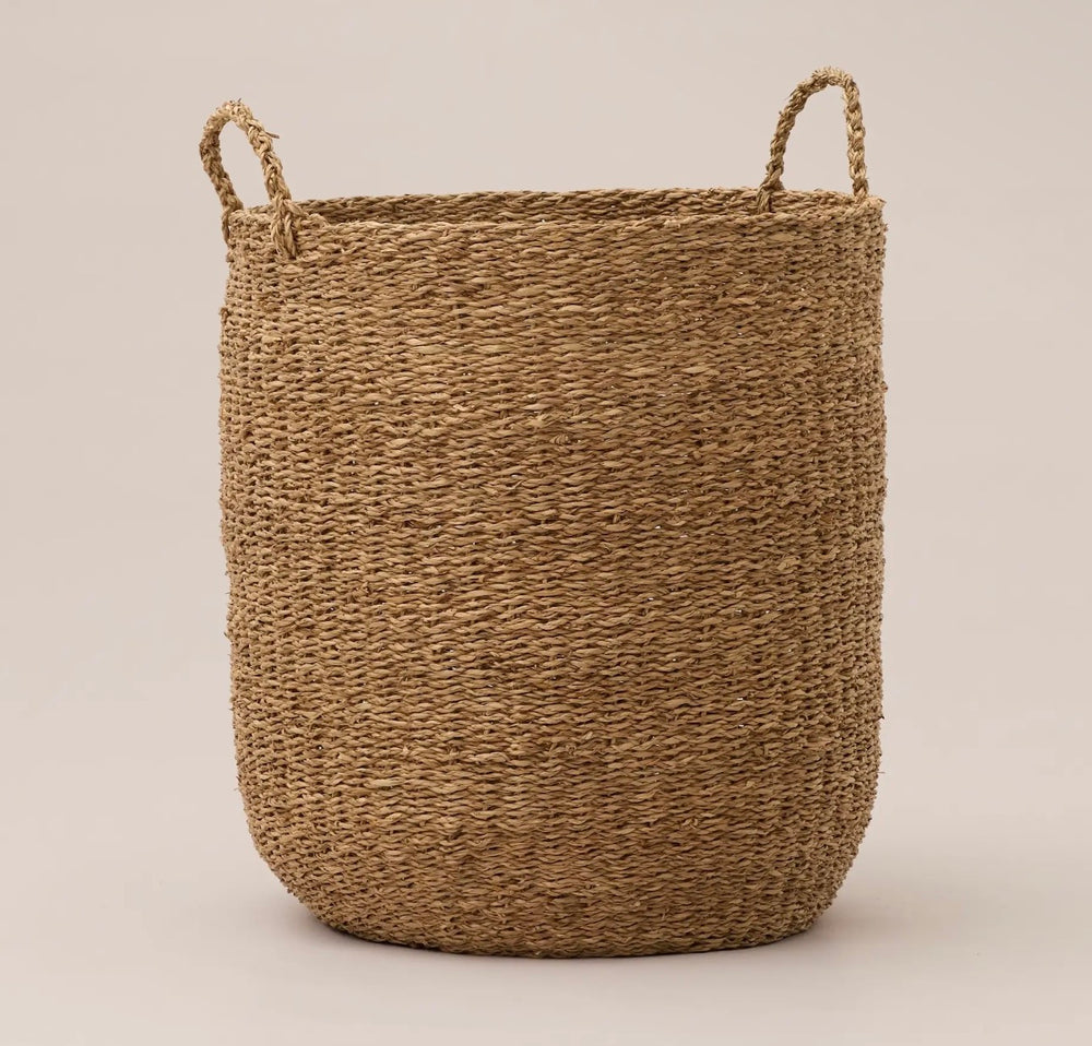 Natural Woven Seagrass Basket