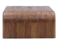 Medium Brown Rectangular Coffee Table