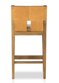 Leather Panel Counter Stool