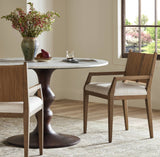 Aged Oak Paper cord Dining Chair