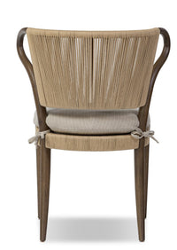 Silla de comedor tradicional con respaldo alto 