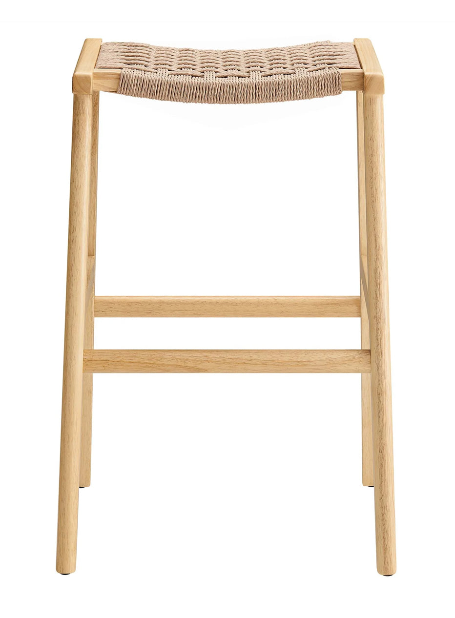 Woven Rope Counter Stool