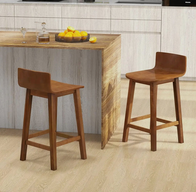 Wood Counter Stool