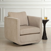 Porcelain Curve Swivel Chair