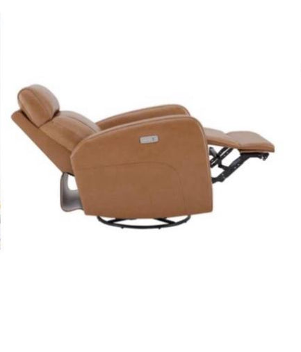 Genuine Leather power recliner cognac