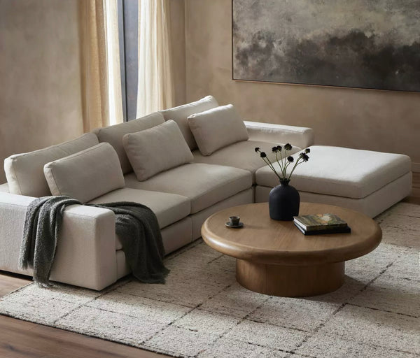 3 pcs Sectional with Ottoman
