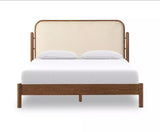 Oak Upholstered BED