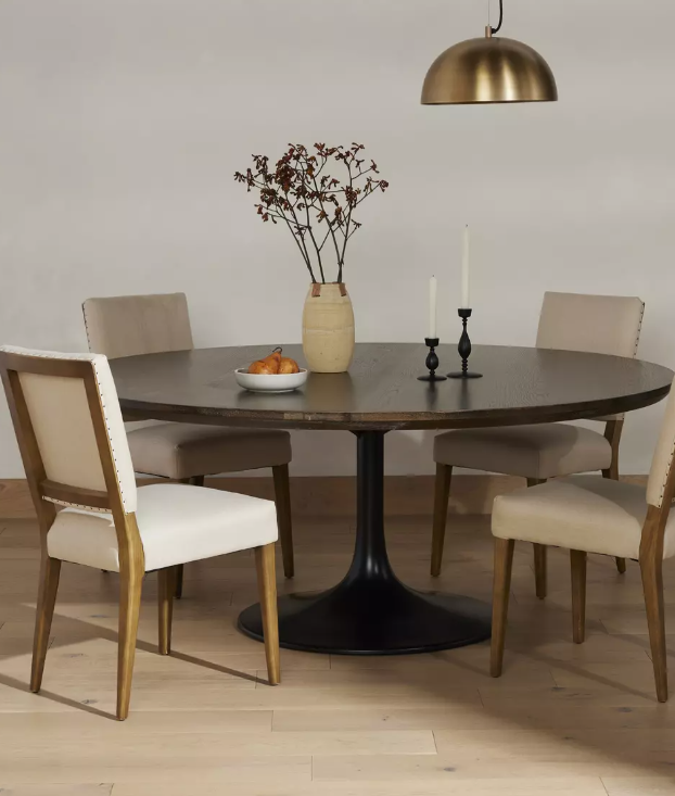 Round Oak Dining Table
