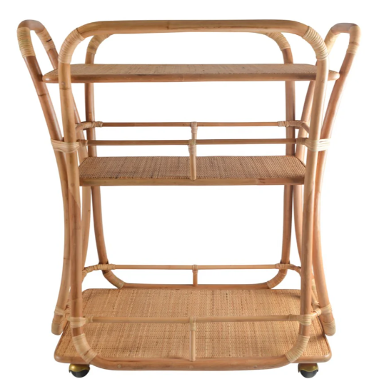 Rattan Bar Cart