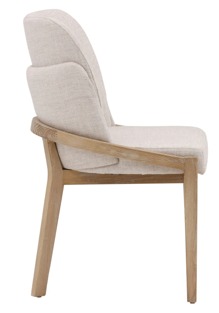 Natural Upholstered Dining Chair