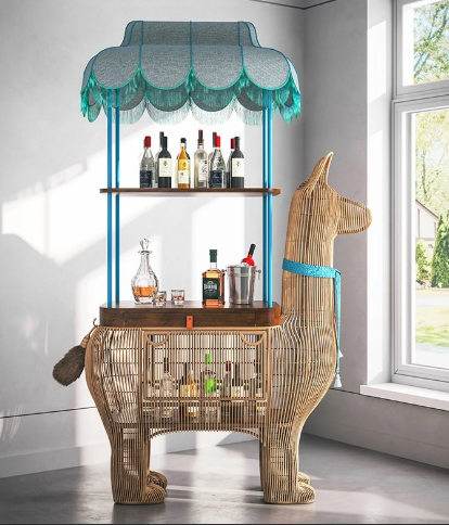 Kenneth Cobonpue Llama Bar Cabinet