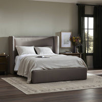 Sofia Queen Bed Dark Brown