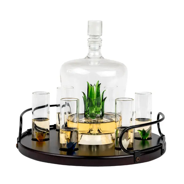 Agave Decanter With Stand