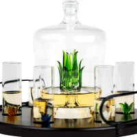 Agave Decanter With Stand