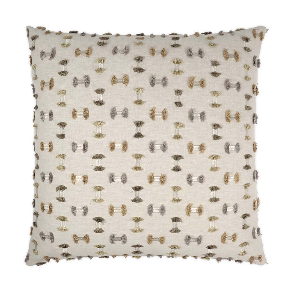 Frayed Feather Down Fill Pillow 24´´