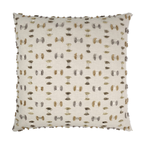 Frayed Feather Down Fill Pillow 24´´