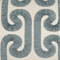 Silver Blue Decorative Pillow