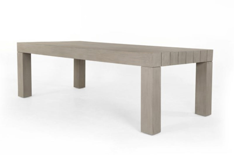 Outdoor Weathered Grey Dining Table