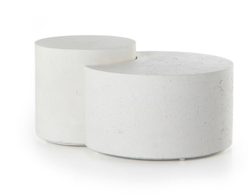 White Nesting Coffee Table