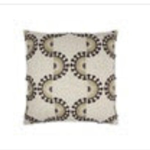 Decorative Pillow 24” Black and White