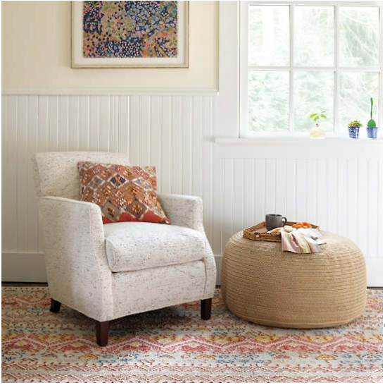 KARA KILIM WOVEN COTTON RUG