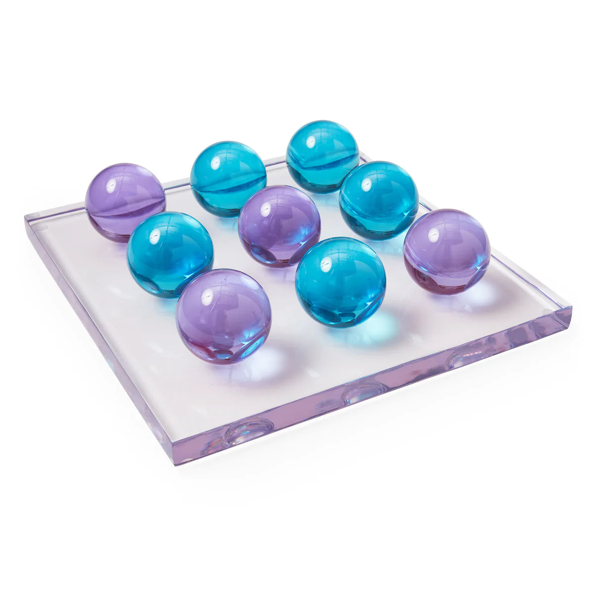Acrylic Tic-Tac-Toe Set by Jonathan Adler