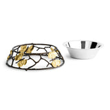 Butterfly Ginkgo Dog Bowl by Michael Aram