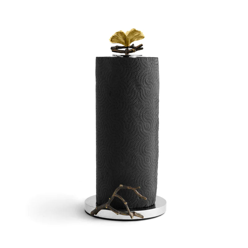 Butterfly Ginkgo Paper Towel Holder by Michael Aram