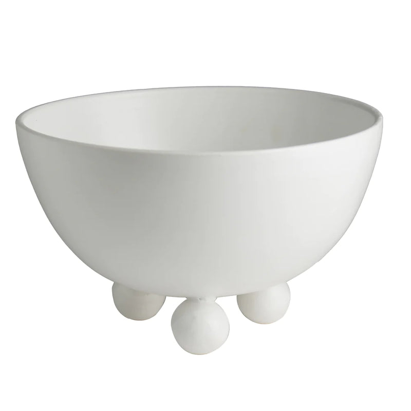 Catalina Footed Bowl (Matte White) by Abigails