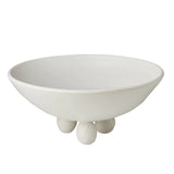 Catalina Footed Plate (Matte White) by Abigails